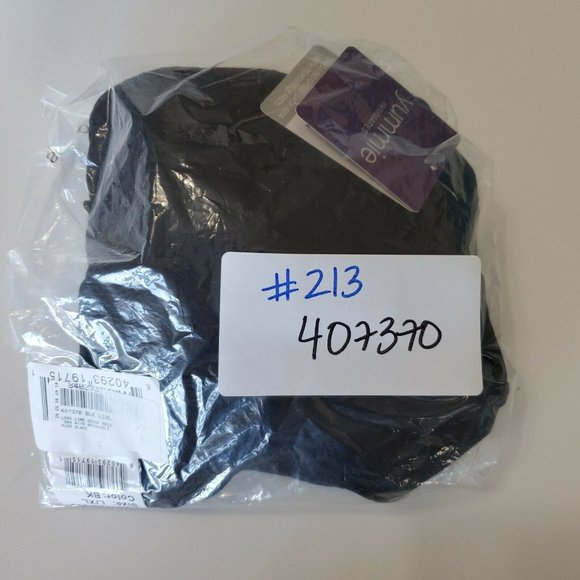 Yummie Long Line Scoop Neck Bra Black L/XL - Picture 6 of 6